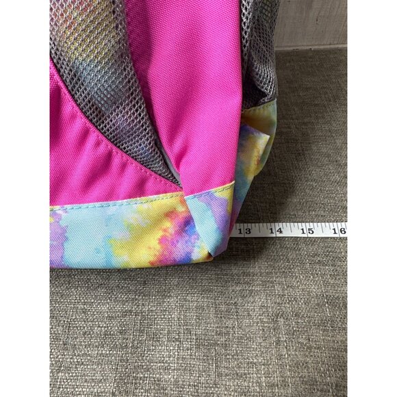 L L Bean Explorer Tie Dye Kids Backpack w/ Multiple Compartments & Adj Straps - Picture 8 of 12